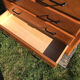 1950 vintage chest of drawers in gilded oak