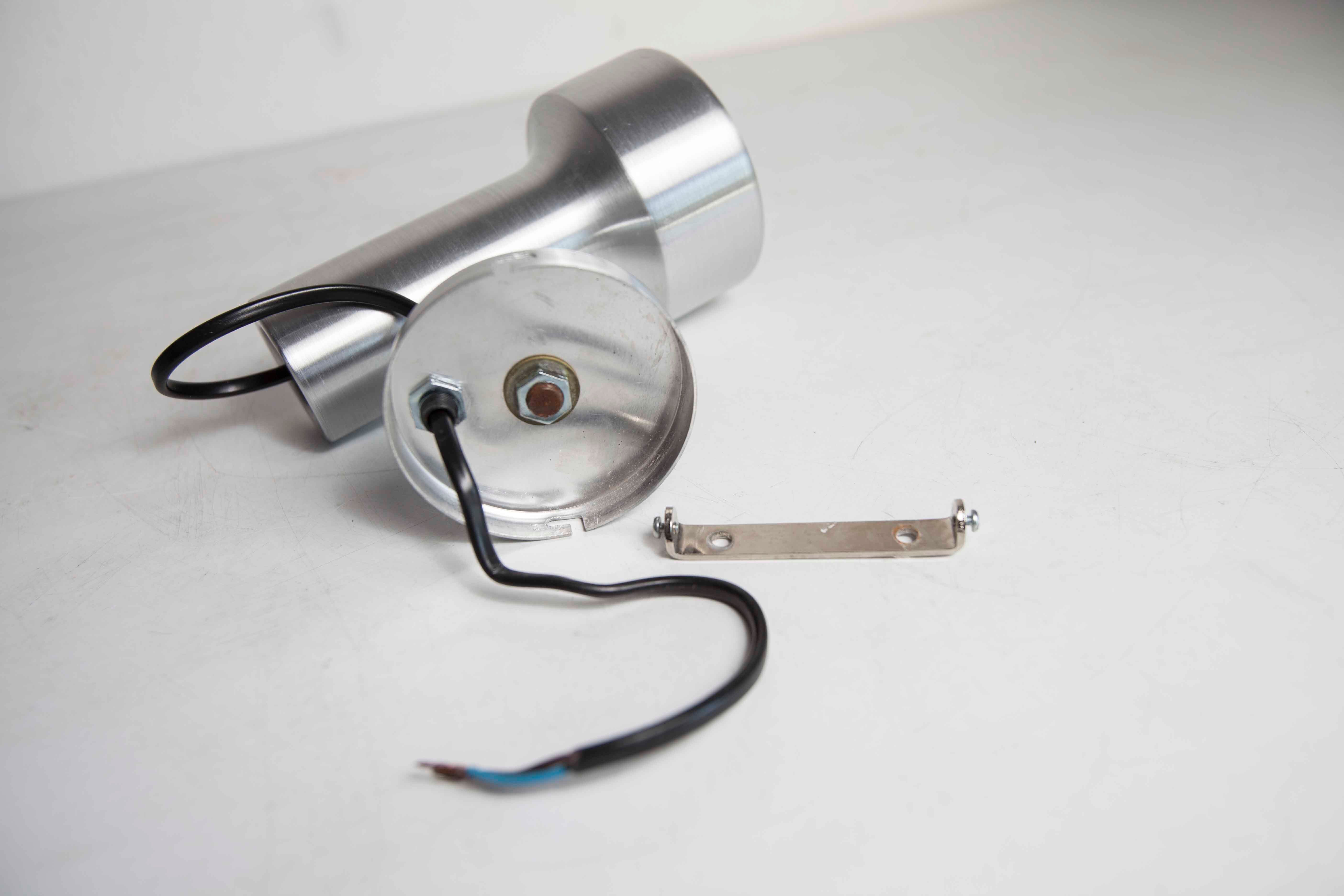 Pair of wall lamps SCE 1970 aluminium ref 2312