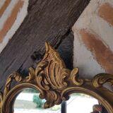 Gilded baroque mirror