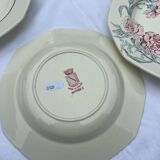 Saint Amand plates "Antibes"