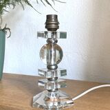 Art Deco crystal table lamp attributed to Adnet for Baccarat - 1940