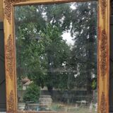 Old large gilded mirror