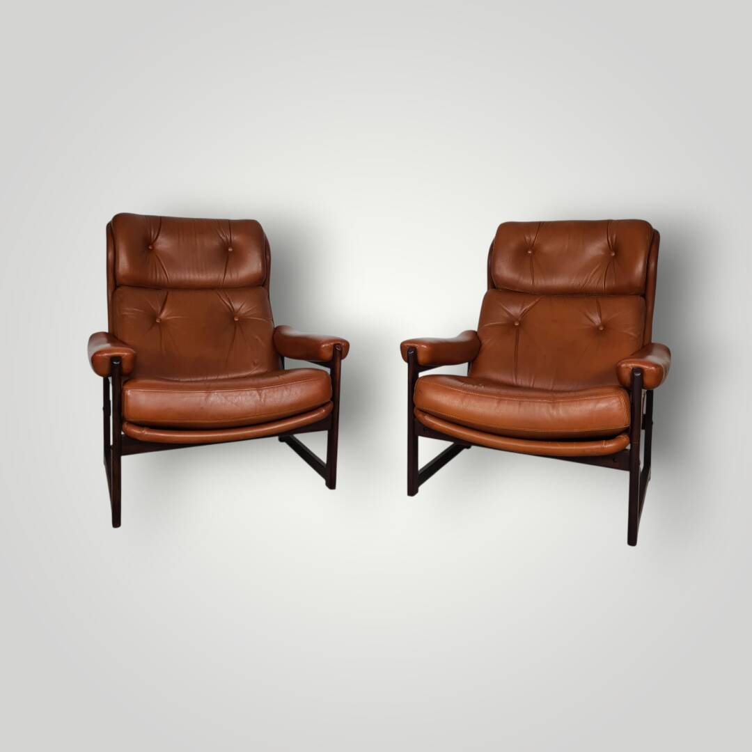Pair of Scandinavian armchairs