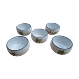 Set de 5 tasses à thé japonais années 70