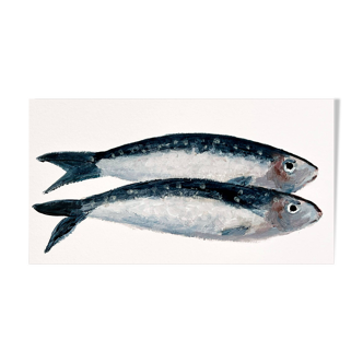 “2 sardines” by Joseph Rethlin
