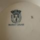 Hollow dish salad bowl iron earth st amand hamage model marie louise