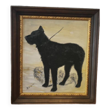 Cadre tableau chien