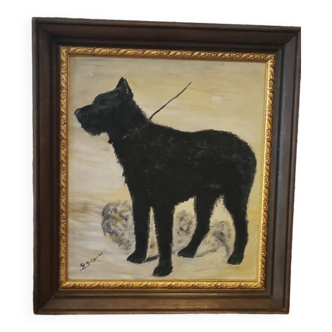 Dog picture frame