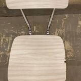 Workshop chair in beige formica and steel