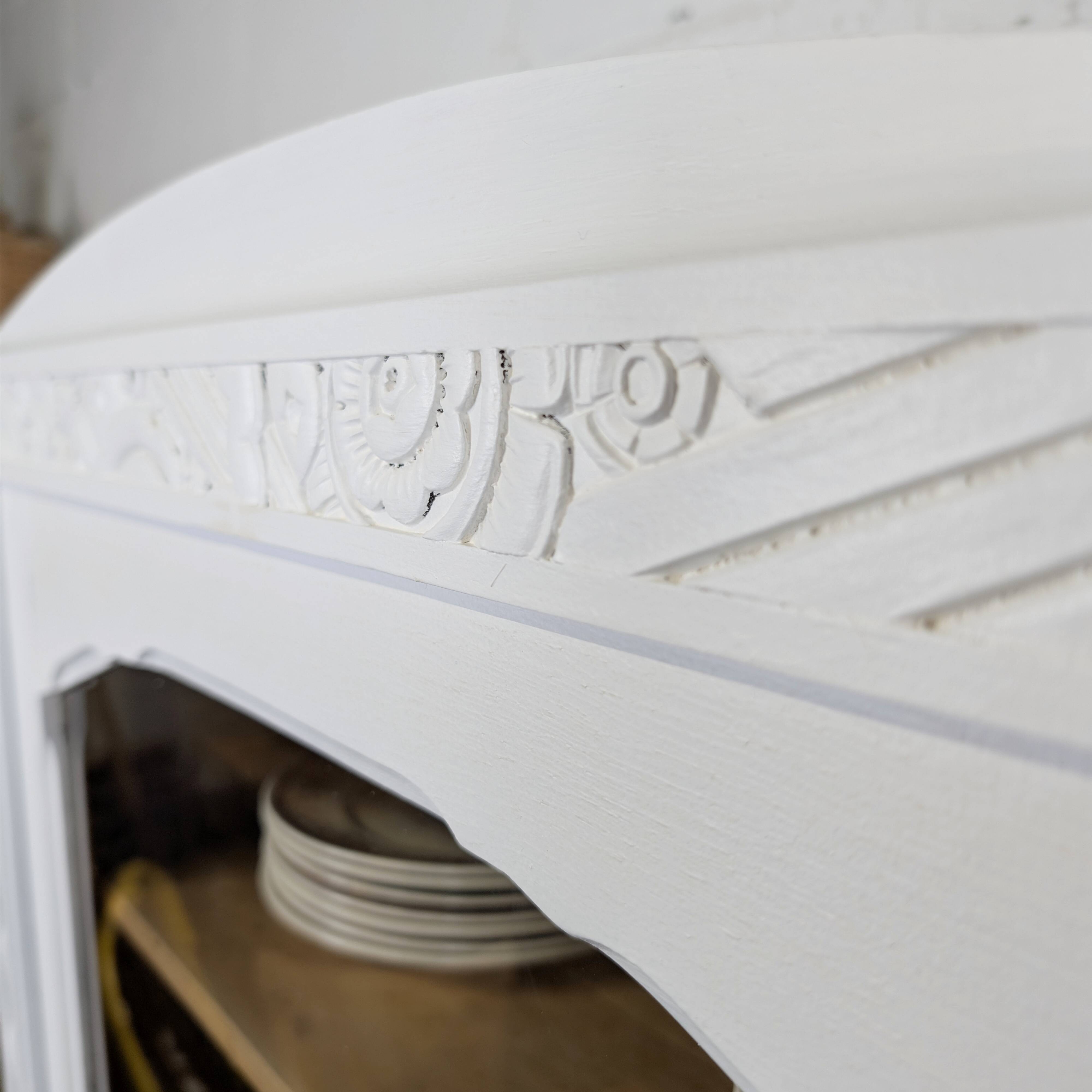 Bonnetière vitrée art déco
