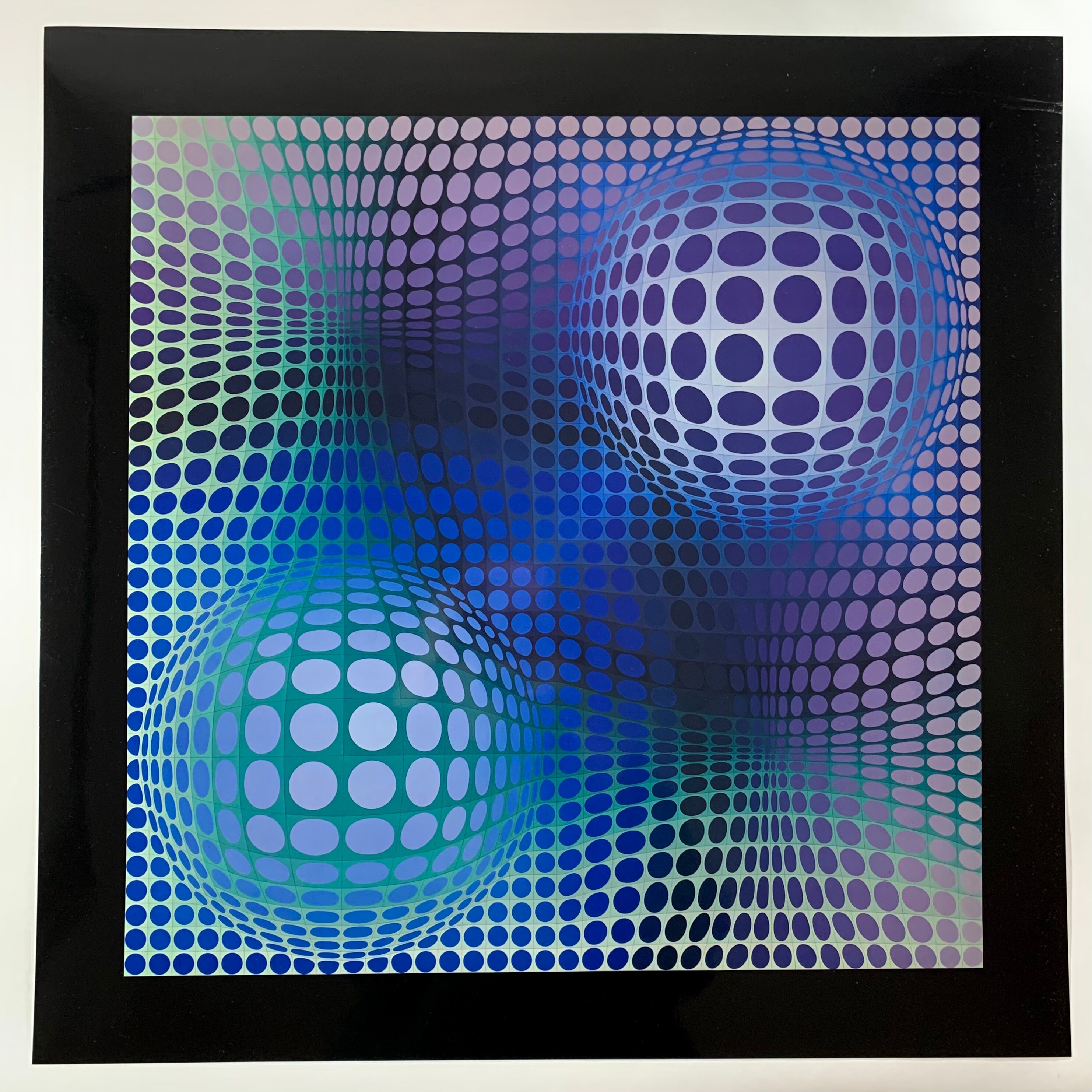 Affiche cinétique OP ART Vasarely