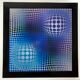 Affiche cinétique OP ART Vasarely
