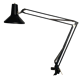 Vintage 1960s architect lamp Luxo L1 black mid-century design - 80 cm