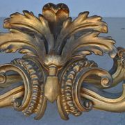 Rococo console Golden wood Roman marble XVII