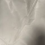 Pair of white leatherette butterfly chairs