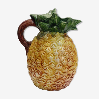 Pitcher on pineapple earthenware