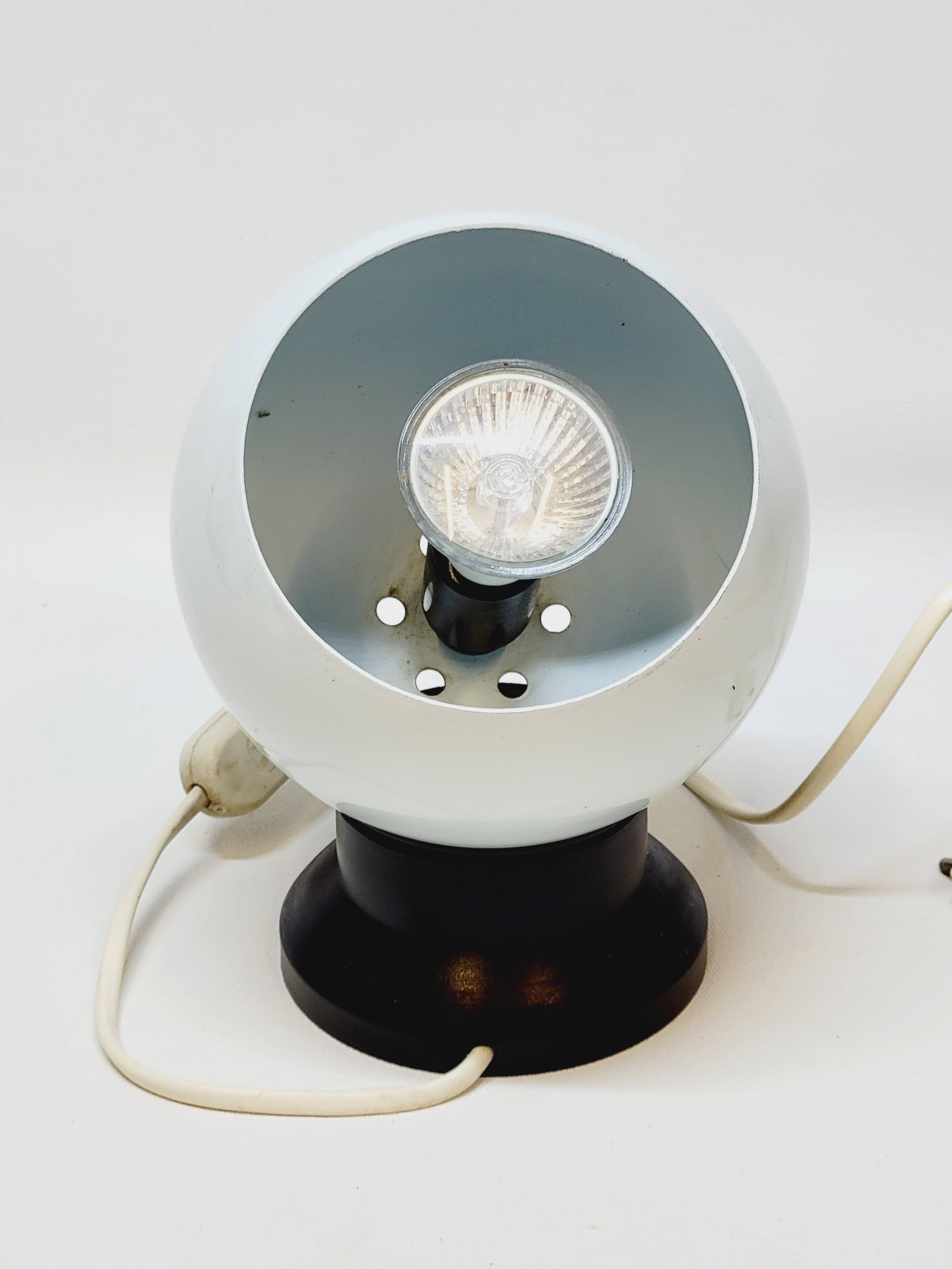 Magnetic Ball Lamp Horn Belysning White Eyeball Vintage Scandinavian Dane