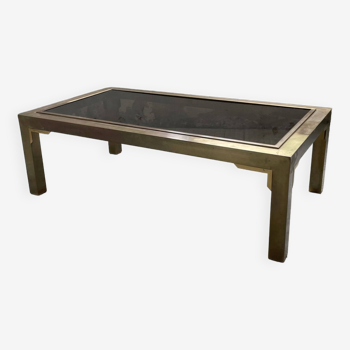 Brass coffee table from the 60s