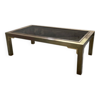 Brass coffee table from the 60s