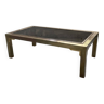 Brass coffee table from the 60s
