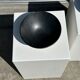 Duo of gray Indonesian ceramic bowls or salad bowls