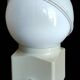 Vintage design table lamp Erco white metal