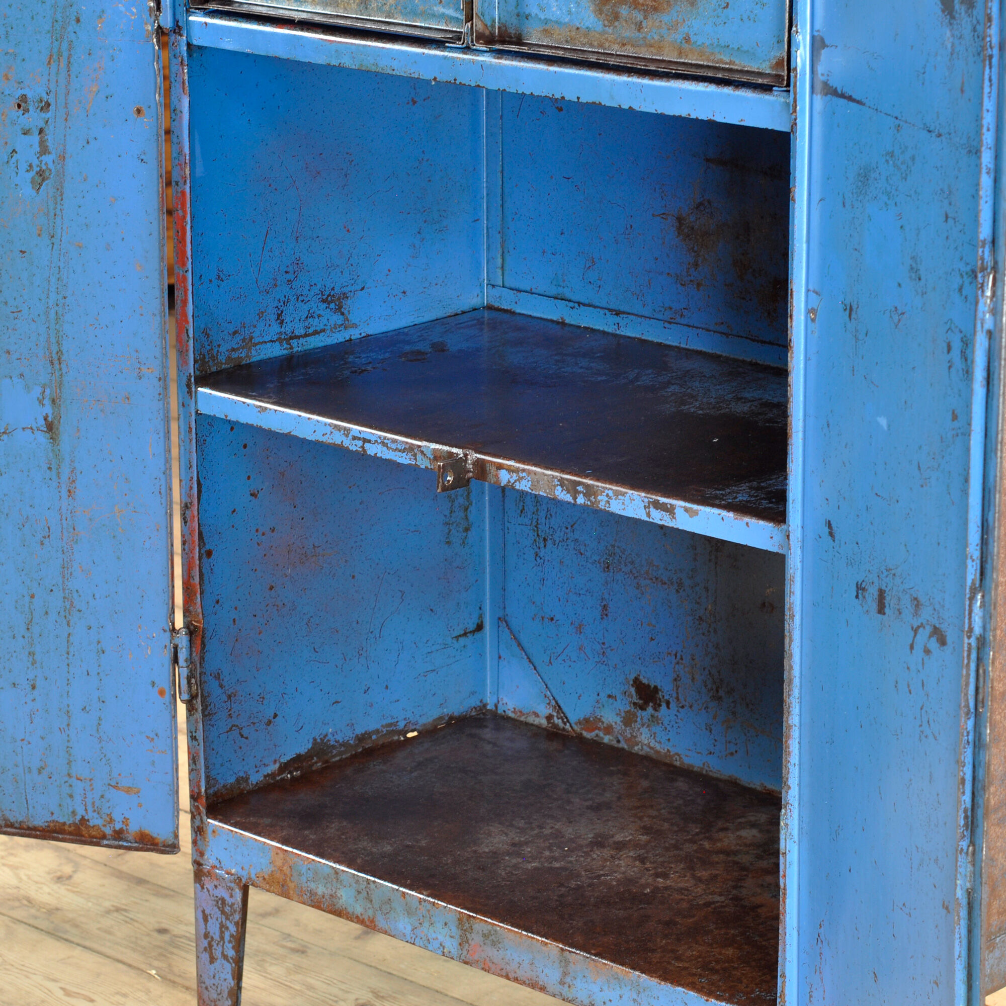 Iron industrial cabinet, 1970s