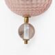 Pair of Art Dèco Style Italian Murano Glass and Brass Sconces