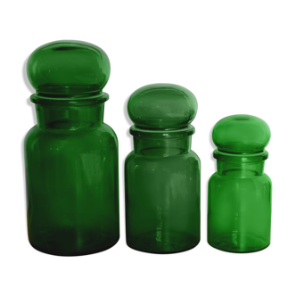 Set bottle apothecary vintage pharmacy