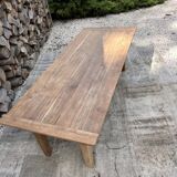 Renovated solid wood coffee table