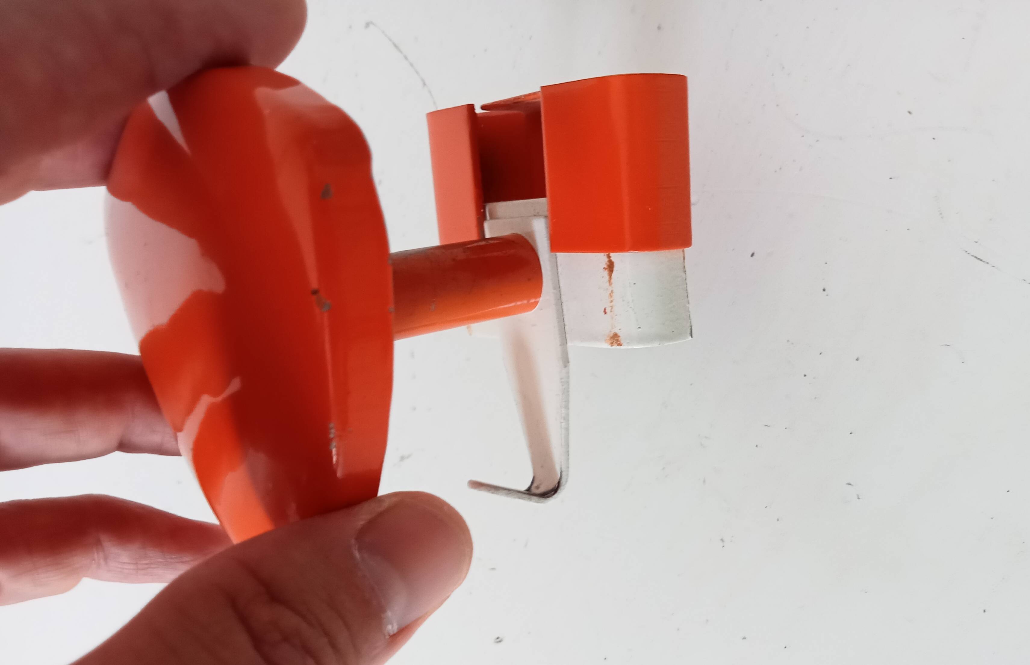 Vintage 1970s wall coat hook.
