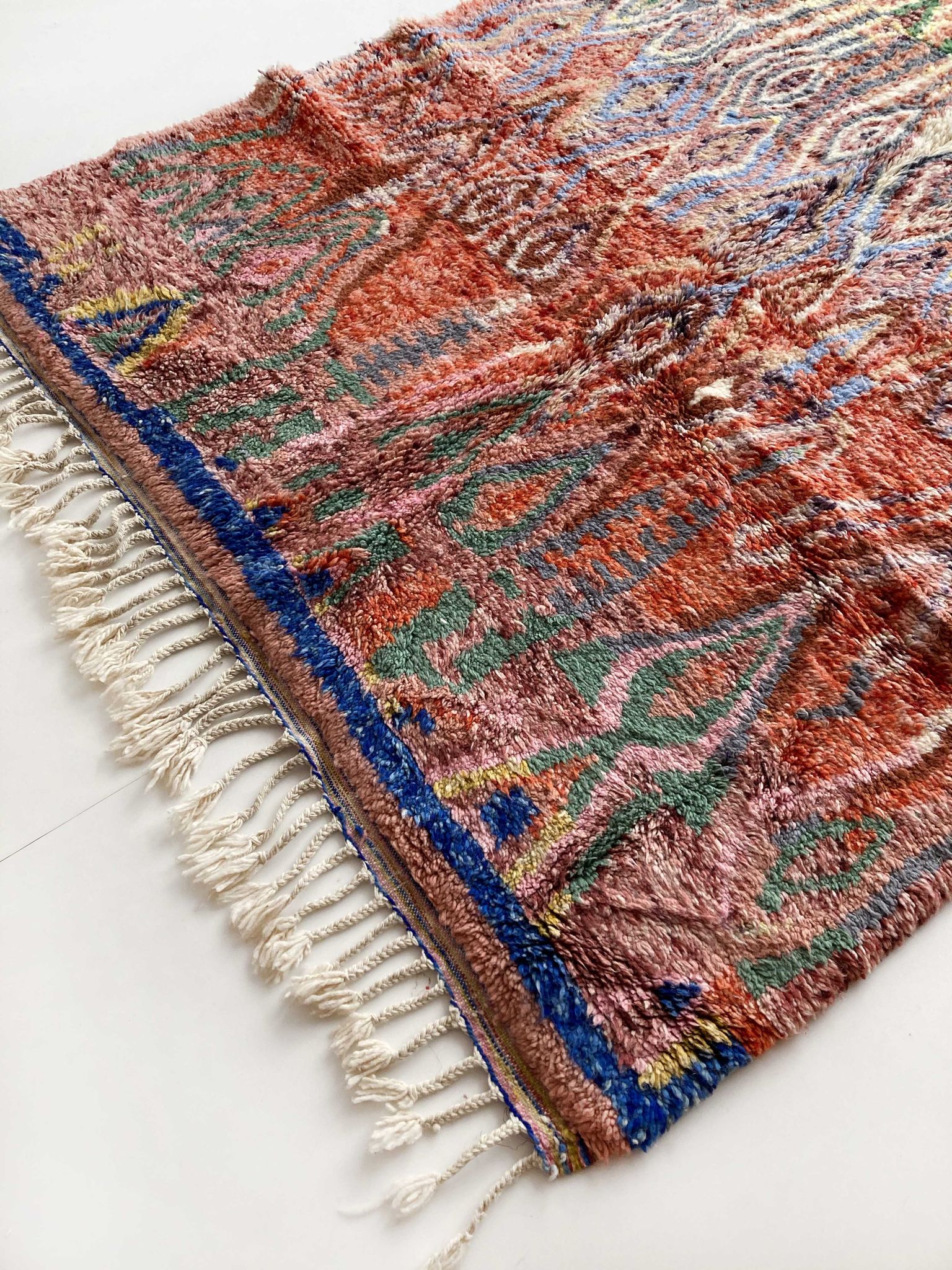 Tapis berbère marocain Beni Ouarain, 248x168cm