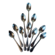 10 spoons ercuis trianon silver metal