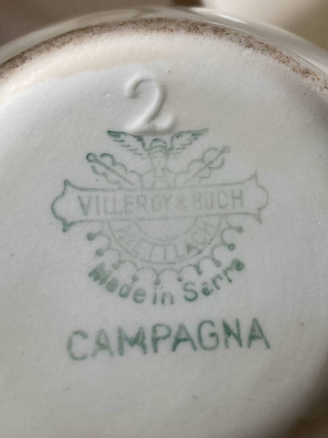 Villeroy and Boch Campagna coffee/teapot set, milk jug, sugar bowl