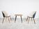 Pair of Vintage armchairs with table, 1960's Belgium