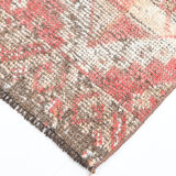 3x10 Geometric Oushak Runner Rug
