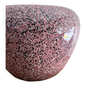 Pink memphis-style vase
