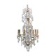 Chandelier crystal stamp cage, eight points of light