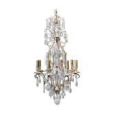 Chandelier crystal stamp cage, eight points of light
