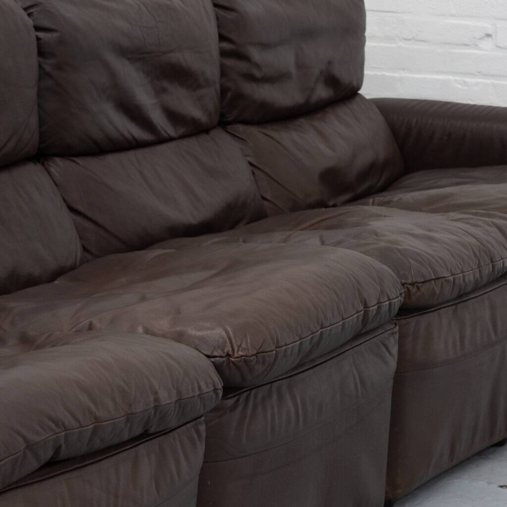 Leather modular sofa, 1970s