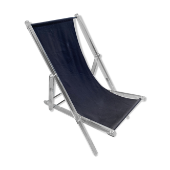 Chaise longue pliante en altuglas, relax, bain de soleil, chilienne, 1960