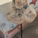 Floor lamp in teak and bronze around 1960