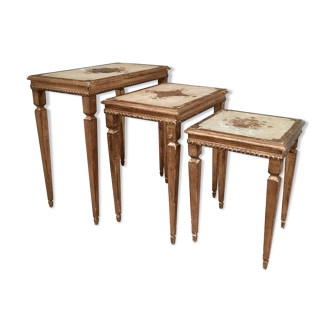 Venetian three-trundle table series