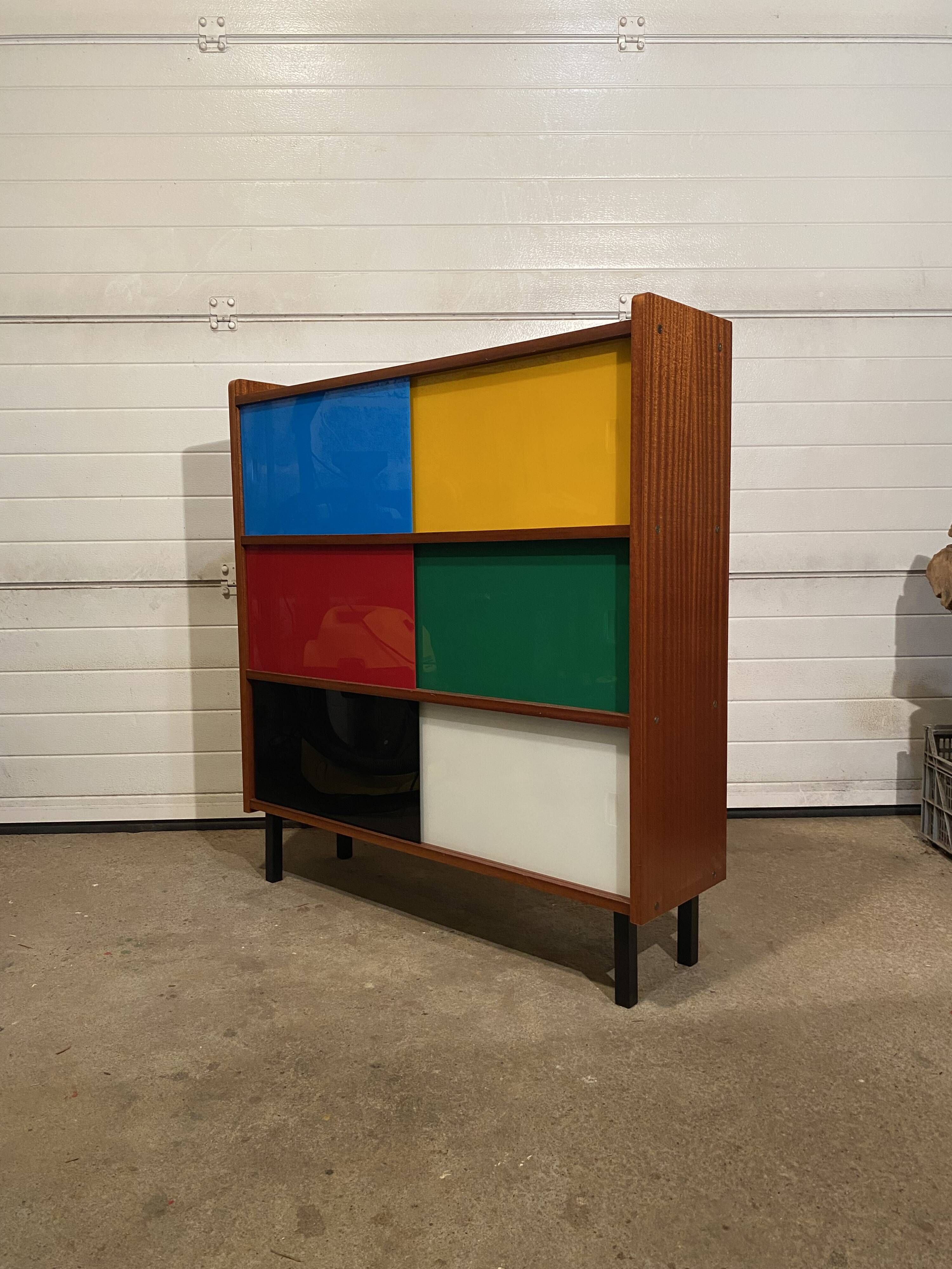 Bibliothèque/vitrine vintage
