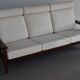 Reupholstered Mid Century Highback Sofa