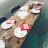 Old guinguette table