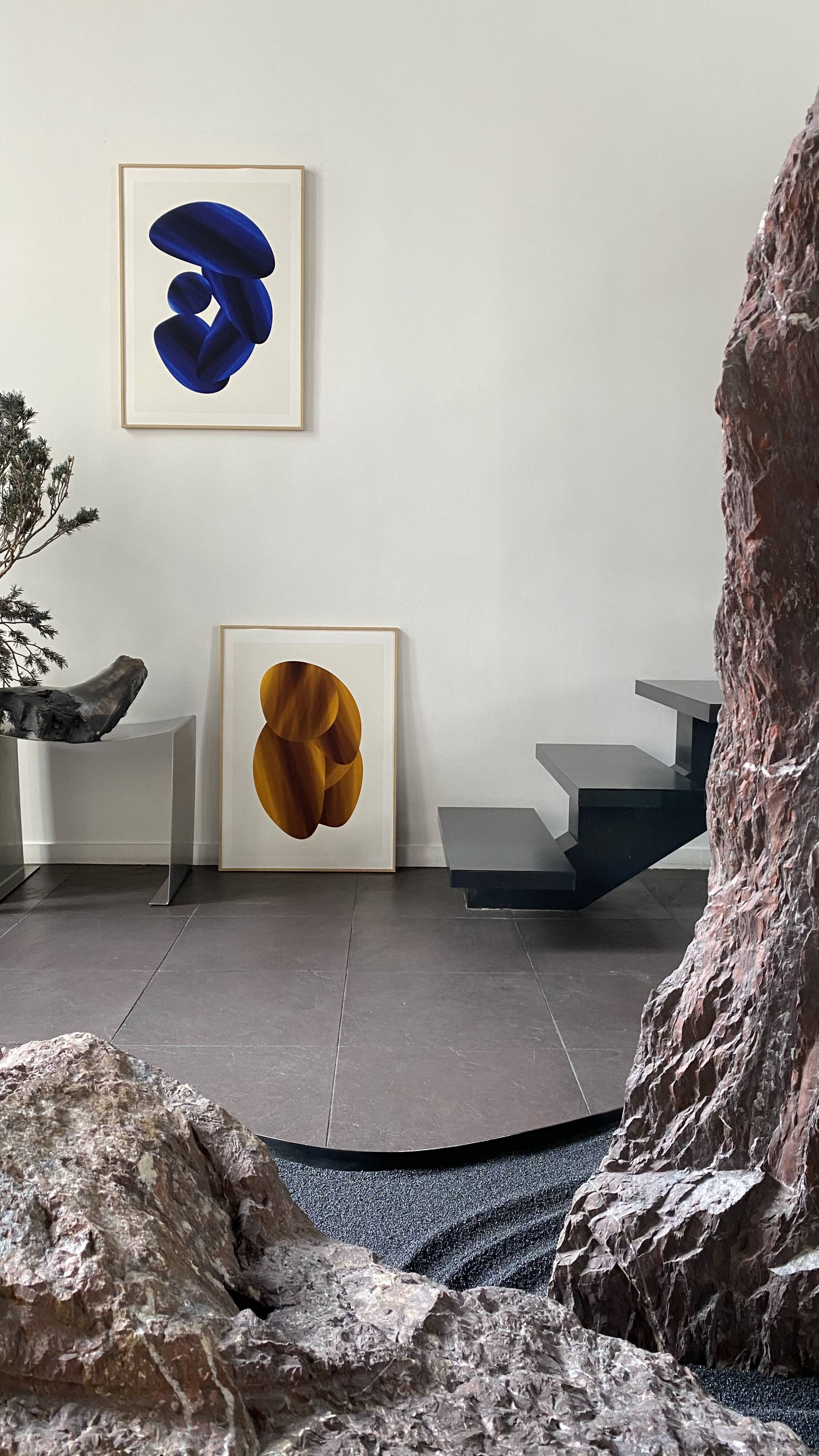 Blue Velvet art print by Maison Charlot without frame