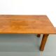 XL brutalist dining table in solid oak