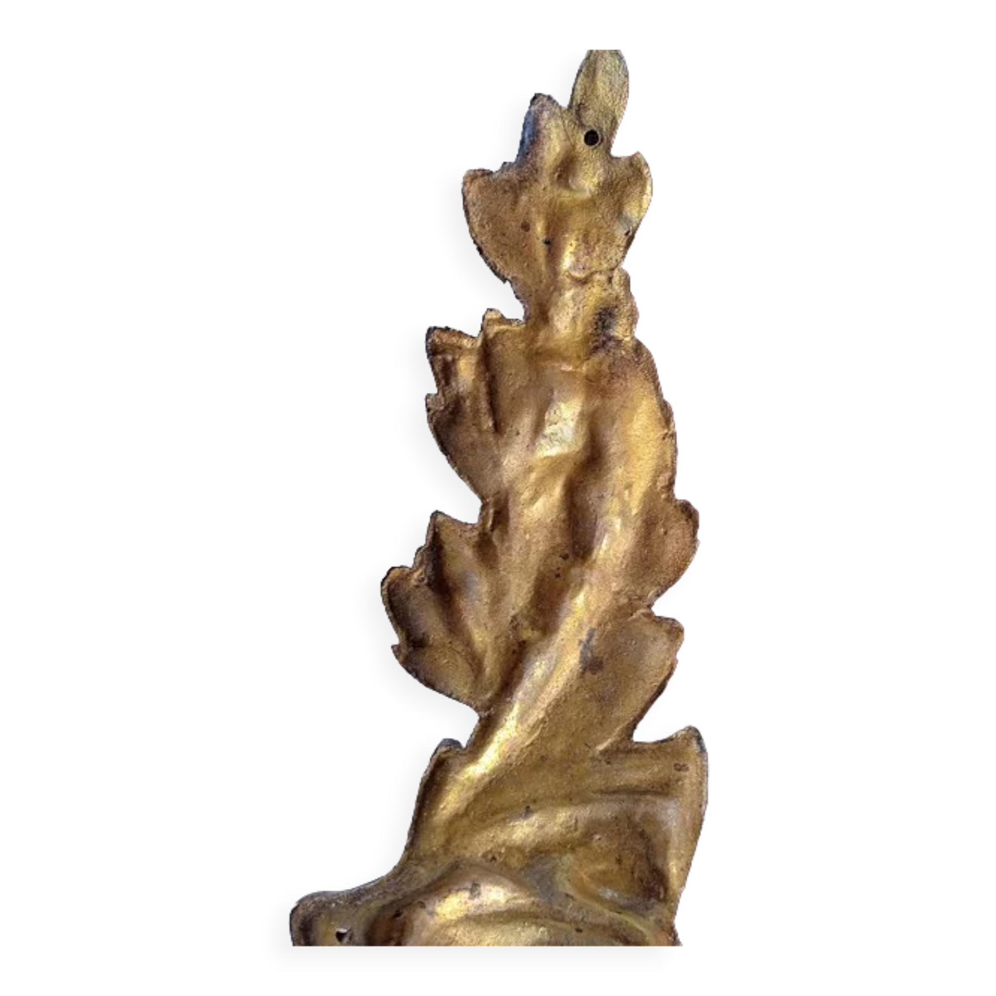 Pediment ornament gilded bronze furniture st Louis XV