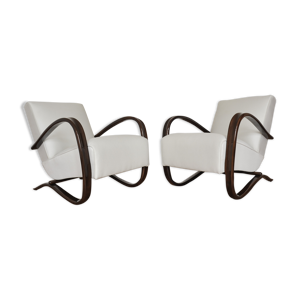 Fauteuils halabala h-269 art deco